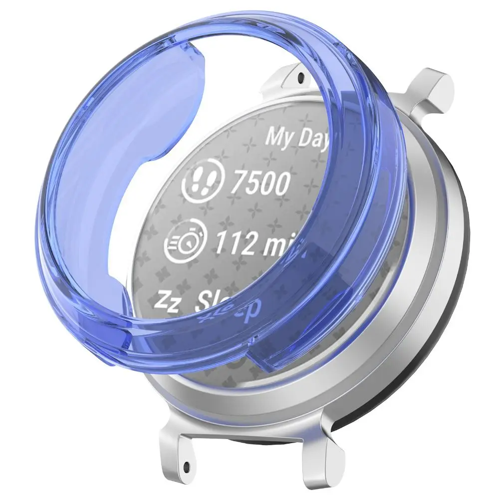 Pare-chocs souple en TPU, cadre de protection pour montre intelligente, boîtier Transparent, accessoires de coque, protecteur d'écran pour Garmin Lily 2
