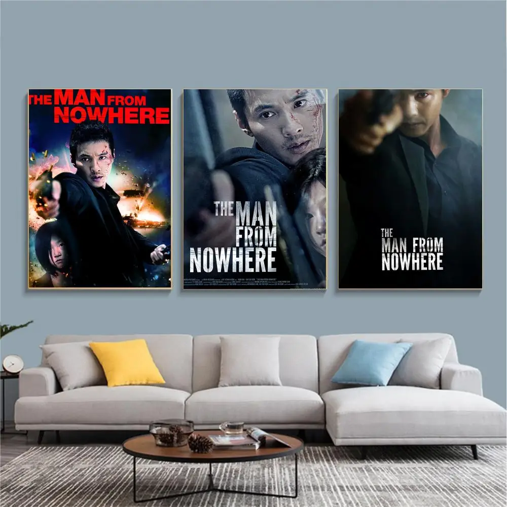 classic movie T-The Man from Nowhere-E Painting Calligraphy Nature Inspired Artwork for Living Room  Home Decoration