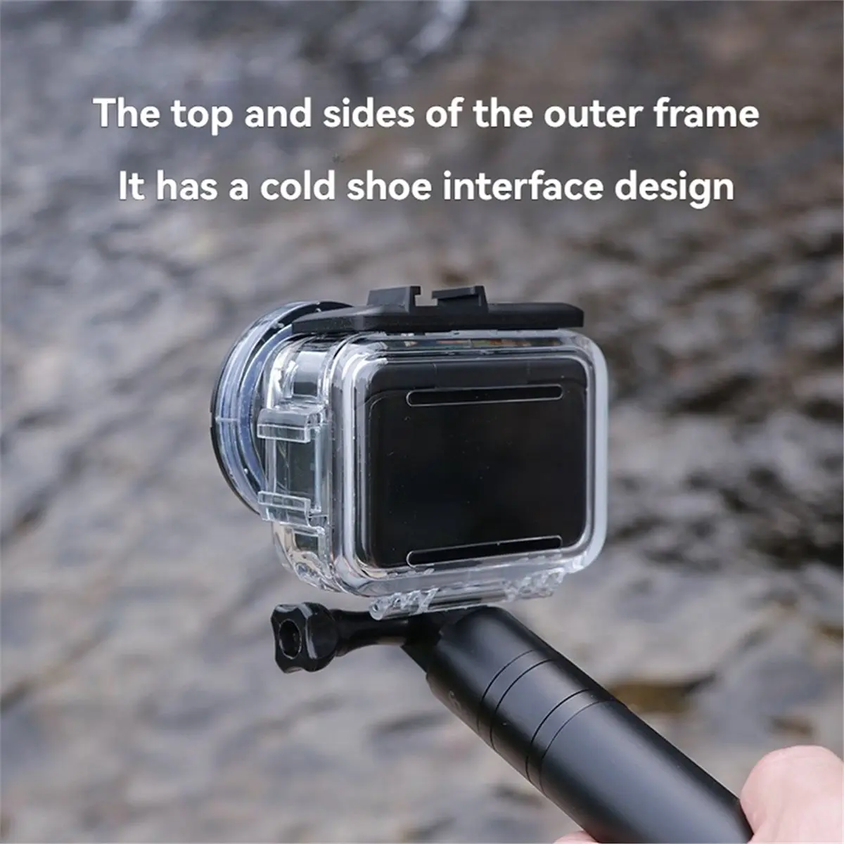 Waterproof Protective Case for Go Ultra Action Camera Shockproof 50M Diving Shell for Small Cameras