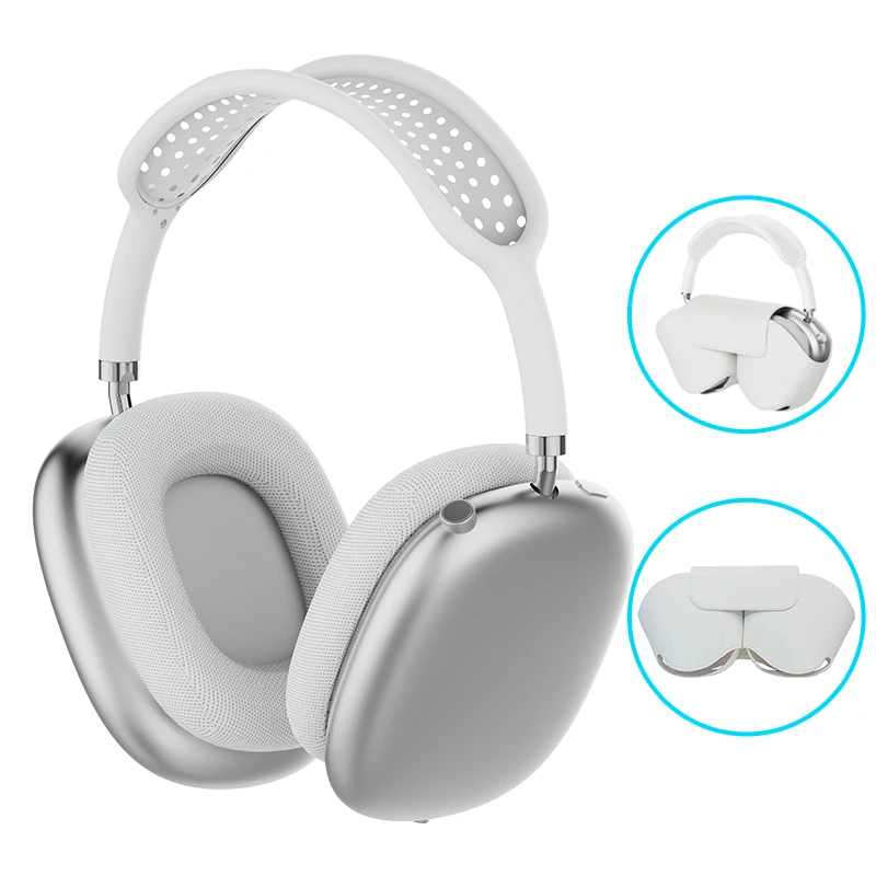 Pods max Wireless Bluetooth 5.3 Headphones With Mic Noise Cancelling Headset Stereo Sound Earphones Sports Gaming Headphone