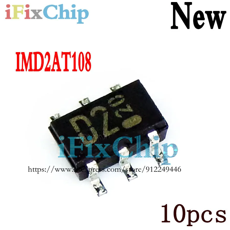 

10 шт. абсолютно новый IMD2AT108 IMD2A SOT23-6