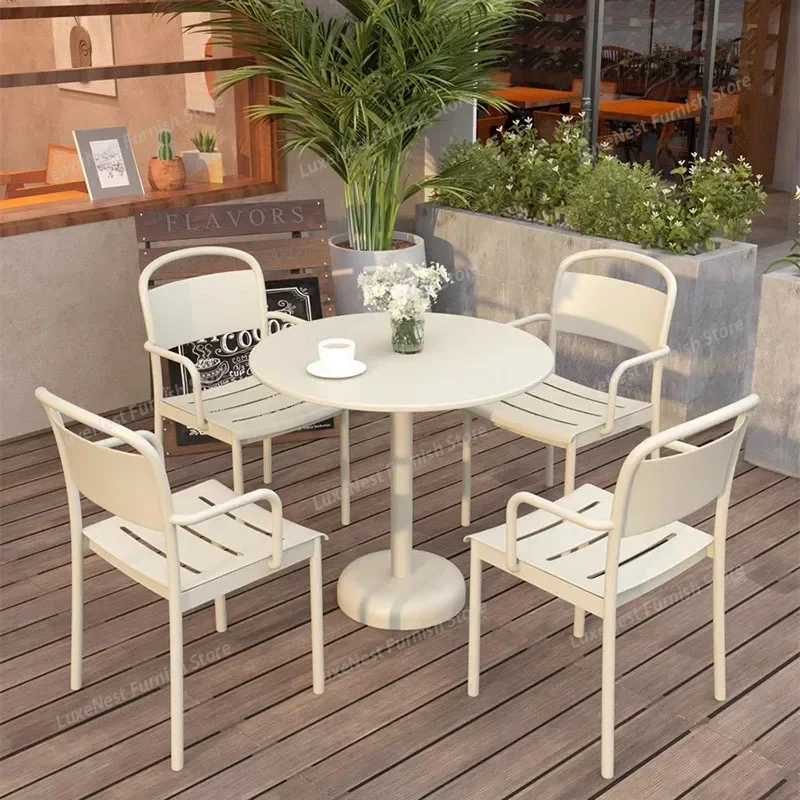 

Современные алюминиевые садовые мебельные гарнитуры: металлическая мебель для отдыха на открытом воздухе, передвижные металлические элементы декора для террасы