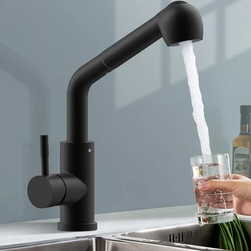 

360 Degree Swivel Kitchen Faucet Pull Out Kitchen Sink Faucet Deck Mounted Stream Sprayer Kitchen Mixer Tap Bathroom Kitchen tap