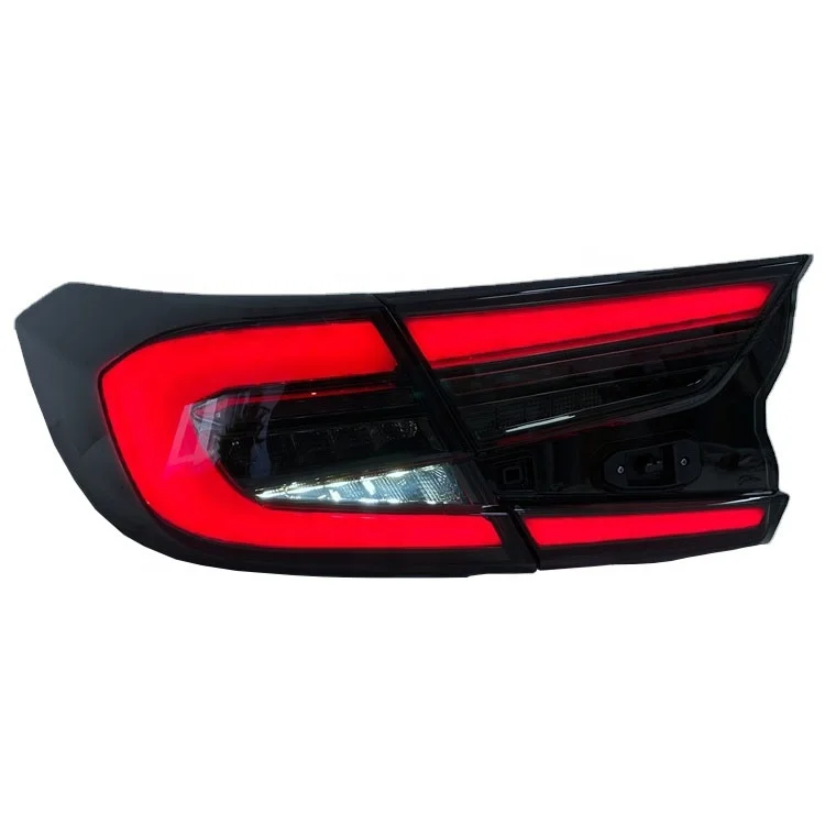 Smoked lens LED tail light for 2018 Accord