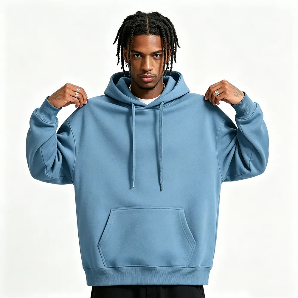 Herren- und Damen-Hoodies in Unifarben mit Taschen, Sport- und Fitness-Sweatshirts, modische Freizeitpullover in mehreren Farben – Detail 38