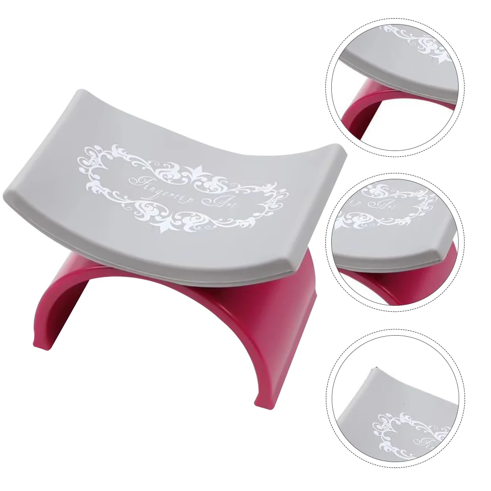 Nail Gel Kit Silicone Hand Pillow U Shape Manicure Tools Equipment Armrest Pad Wrist Red U-shaped
