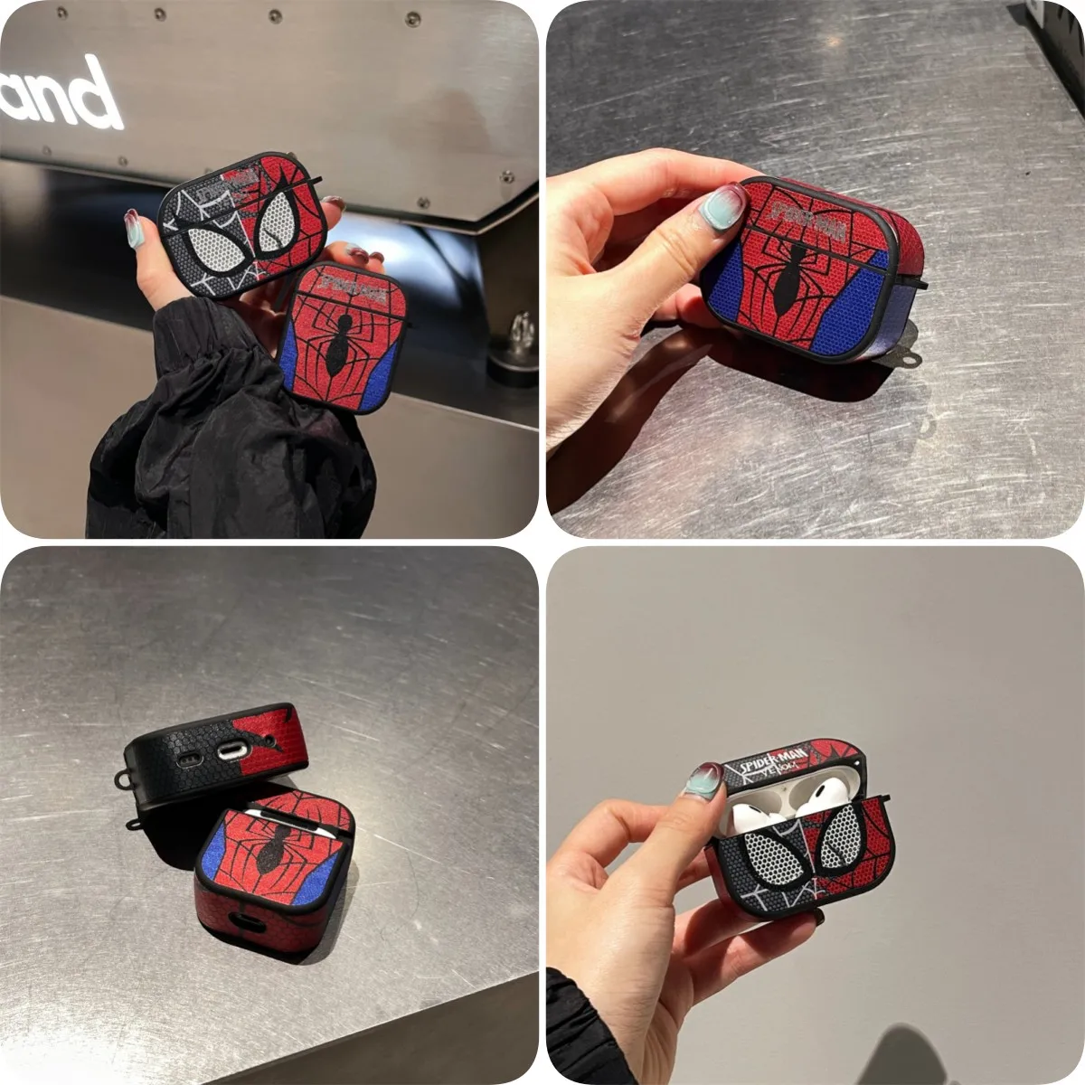 

Disney Spiderman Soft TPU Leather Protective Earphone Cover For Airpods Pro 2 Case/Airpods Case For Kids Boys Men Funda