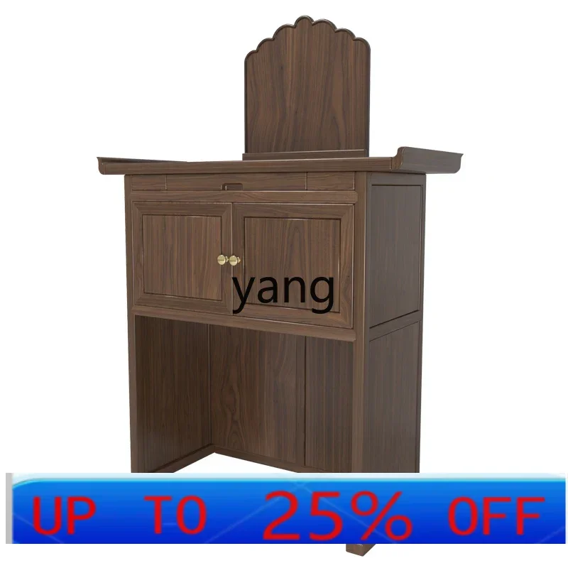 

LMMHome Простая буддийская терраса в современном стиле, новый китайский Бог богатства из цельного дерева