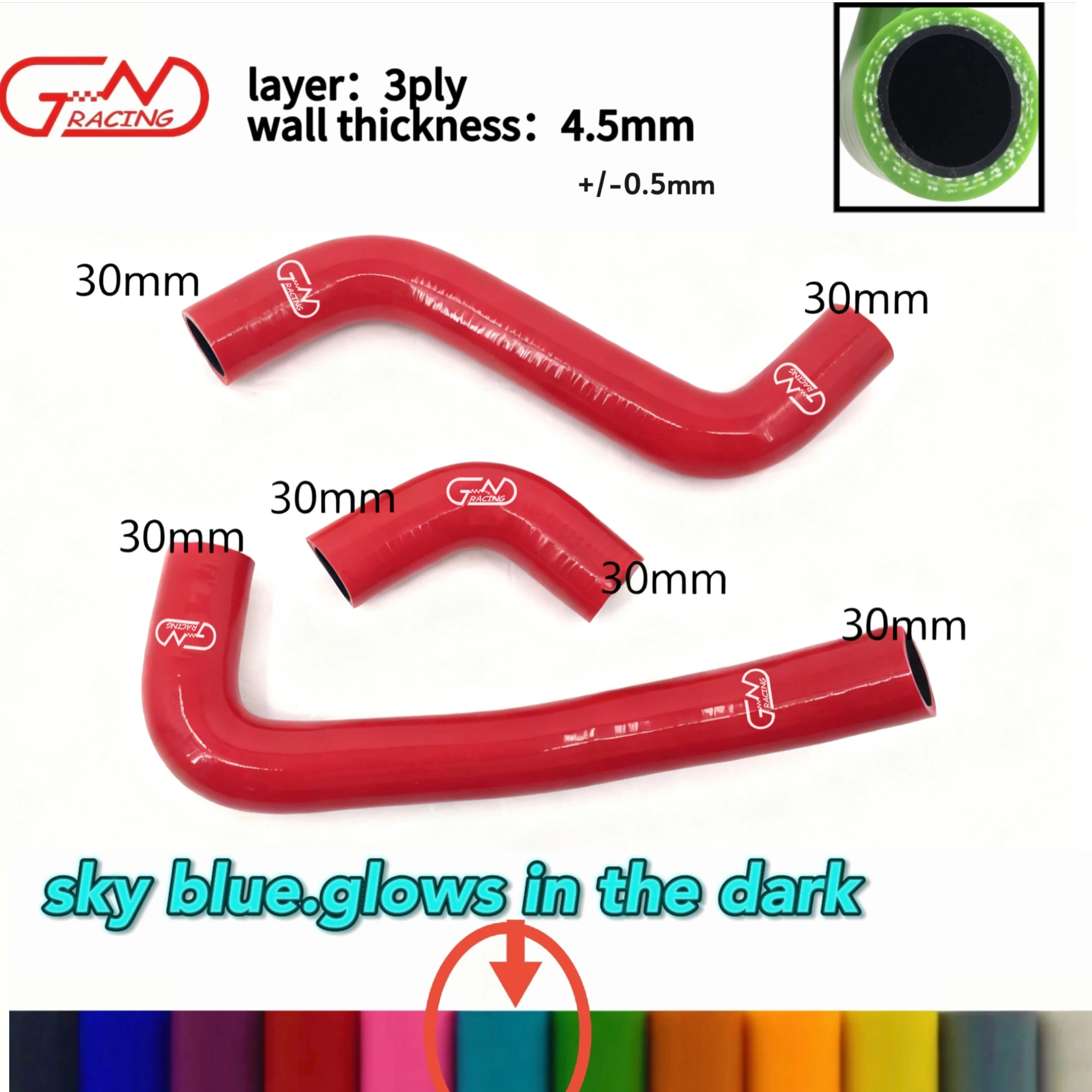 

Fit 2004-2007 SCION XB XA BB 1NZ-FE/2NZ-FE / 1999-2005 Toyota Echo Will Silicone Radiator Hose Kit