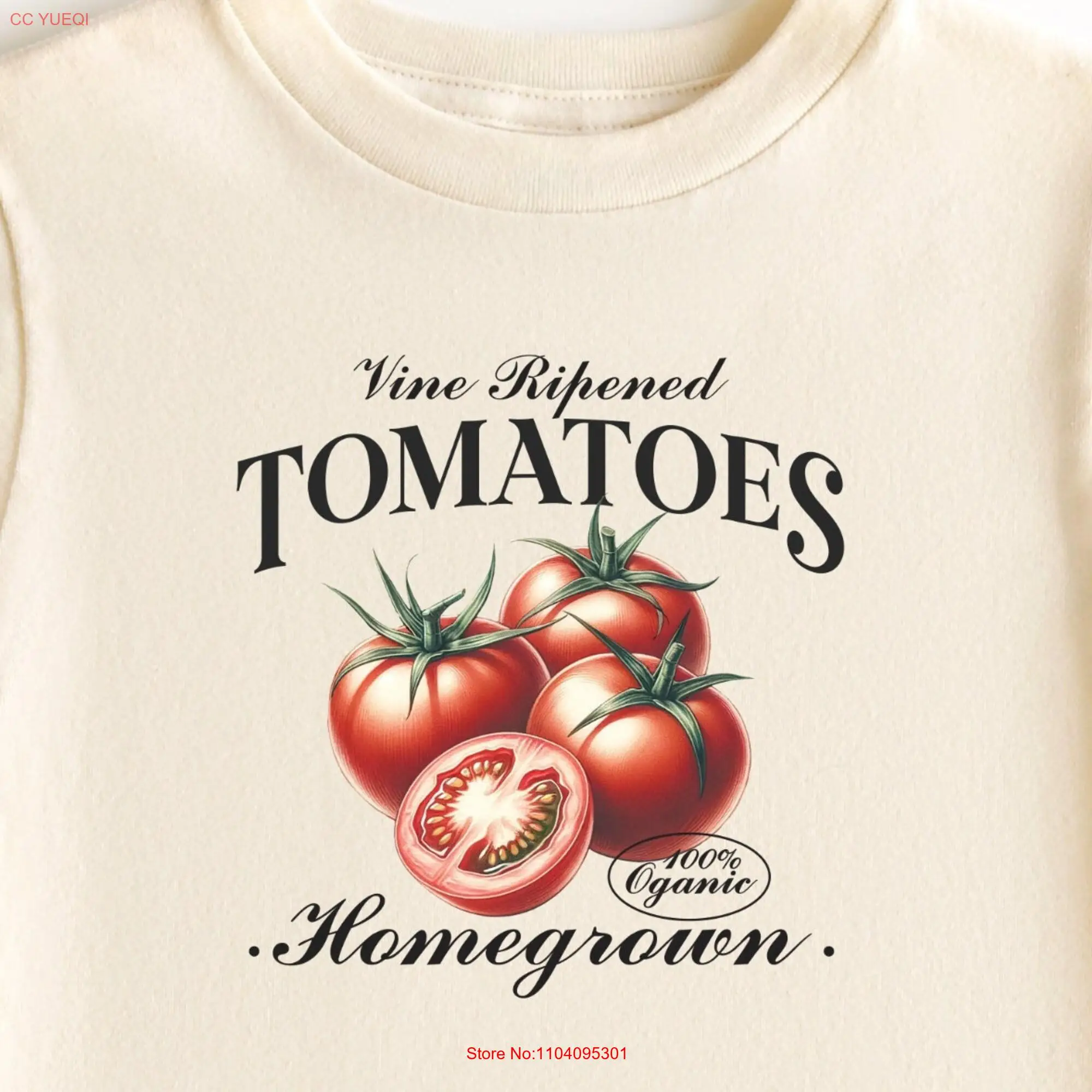 Vine Ripened Tomatoes T Shirt Homesteading Coquette Cottagecore Gardening Botanical Country Chic long or short sleeves