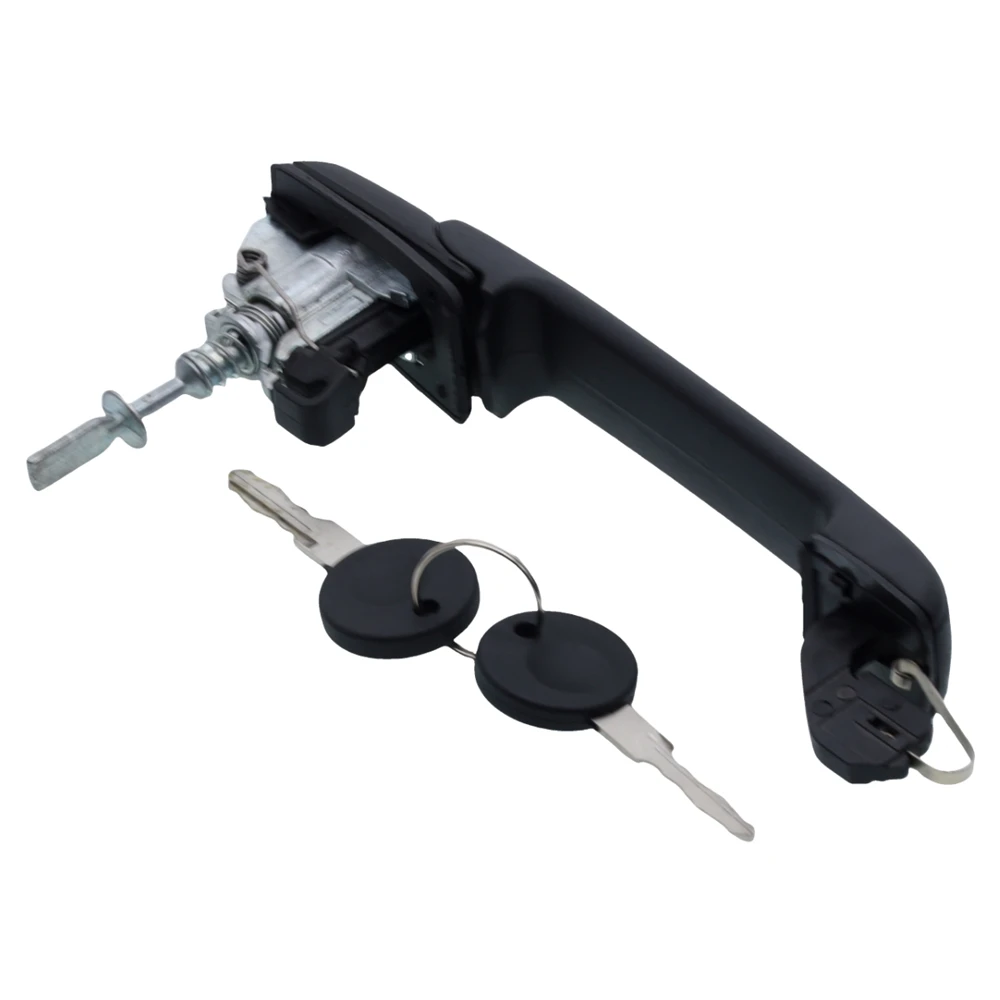 1 قطعة مقبض باب خارجي أمامي جديد أسود مع مفاتيح LH=RH 1993-1998 للجولف #4