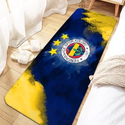 Football Game FC Fenerbahces 1907 Door Mat Entrance Non-slip Doormat Washable Kitchen Carpet Living Room Hallway Rugs Bathroom B