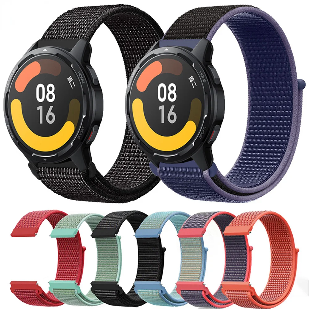 Nylon strap For Samsung Galaxy watch 3/4 Gear S3 Huawei watch GT2 Pro Bracelet Breathable Replacement Wristband For Amazfit GTR