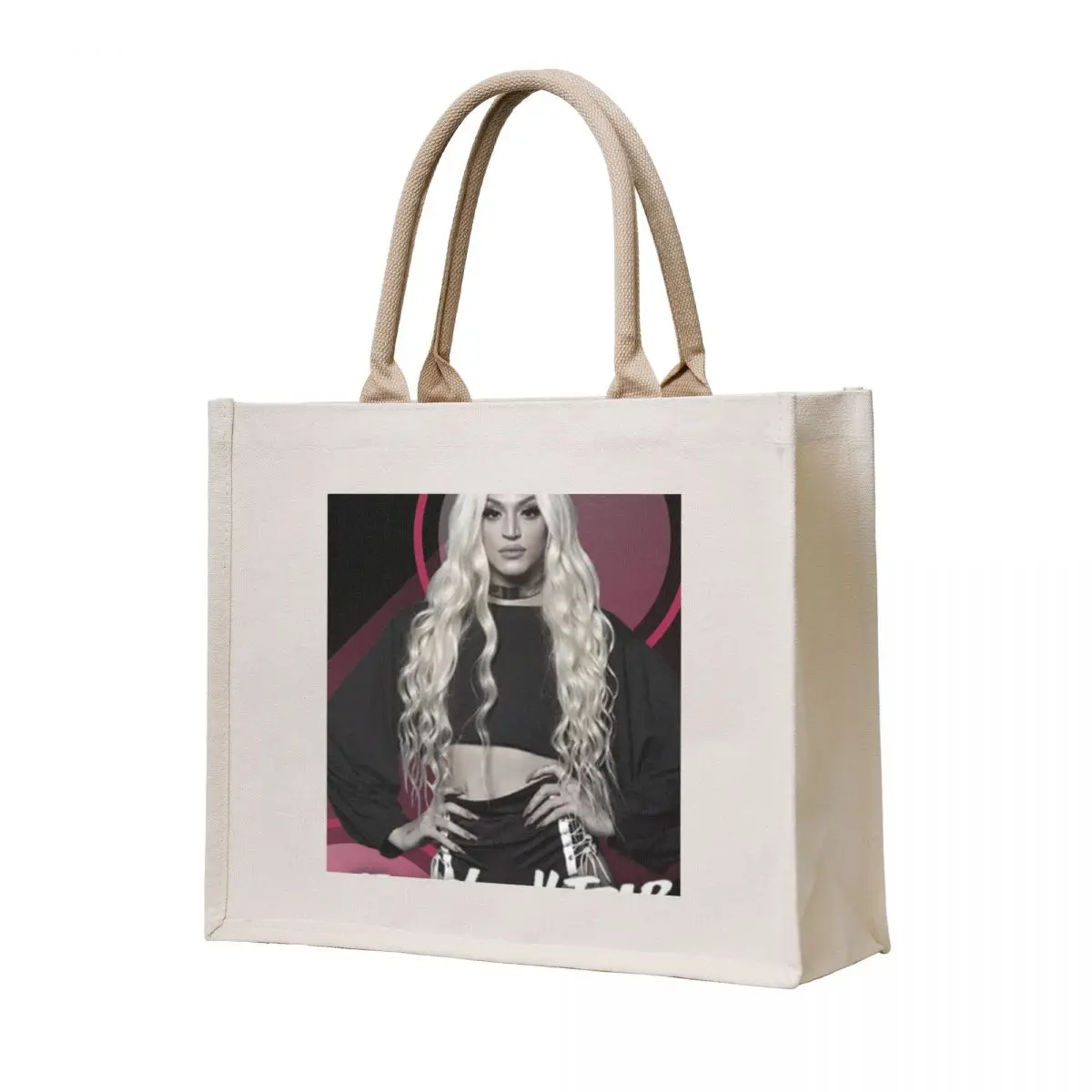 

Pabllo Vittar Ela sim Tote Bag Lady bag Canvas shoulder bag Big