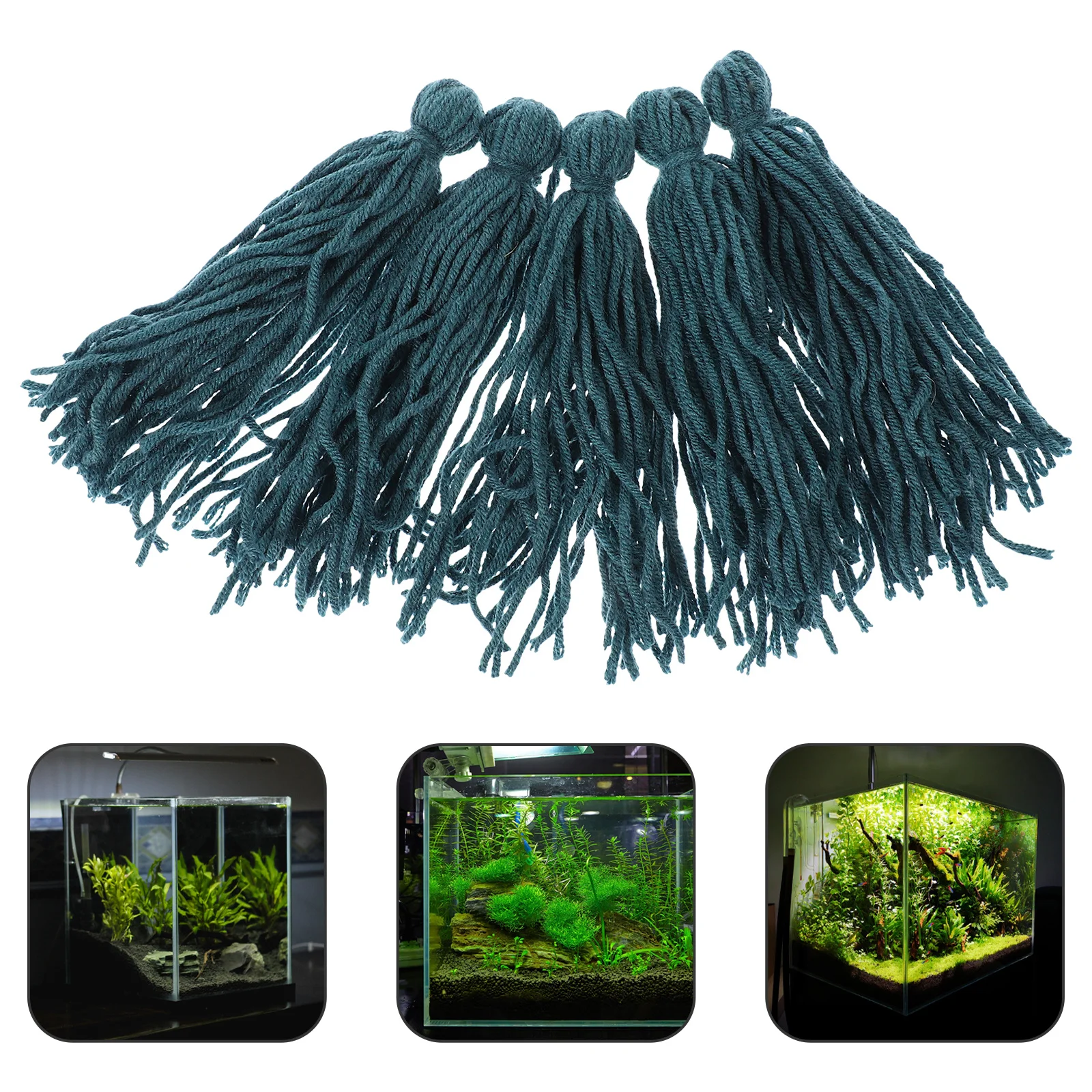 

5Pcs Fish Spawning Breed Mop Aquarium Angelfish Shrimp Breeding Tool Fish Tank Supplies Spawning Mop Aquarium Shrimp Breed Mops