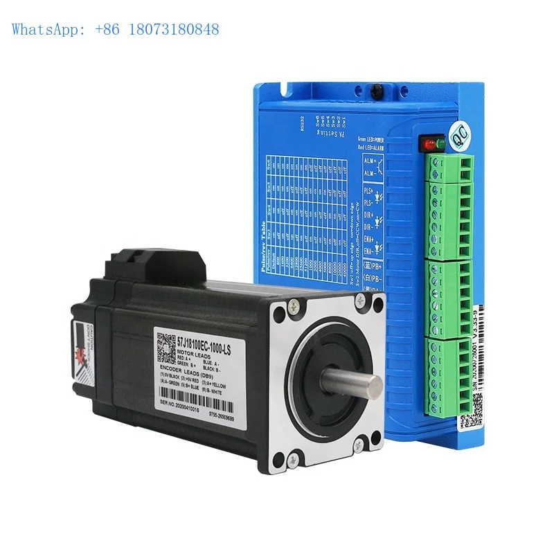 57J18100EC-1000-LS+2HSS57 Customized Available Nema23 4A 2.8N.m closed loop stepper motor for 3D Printer