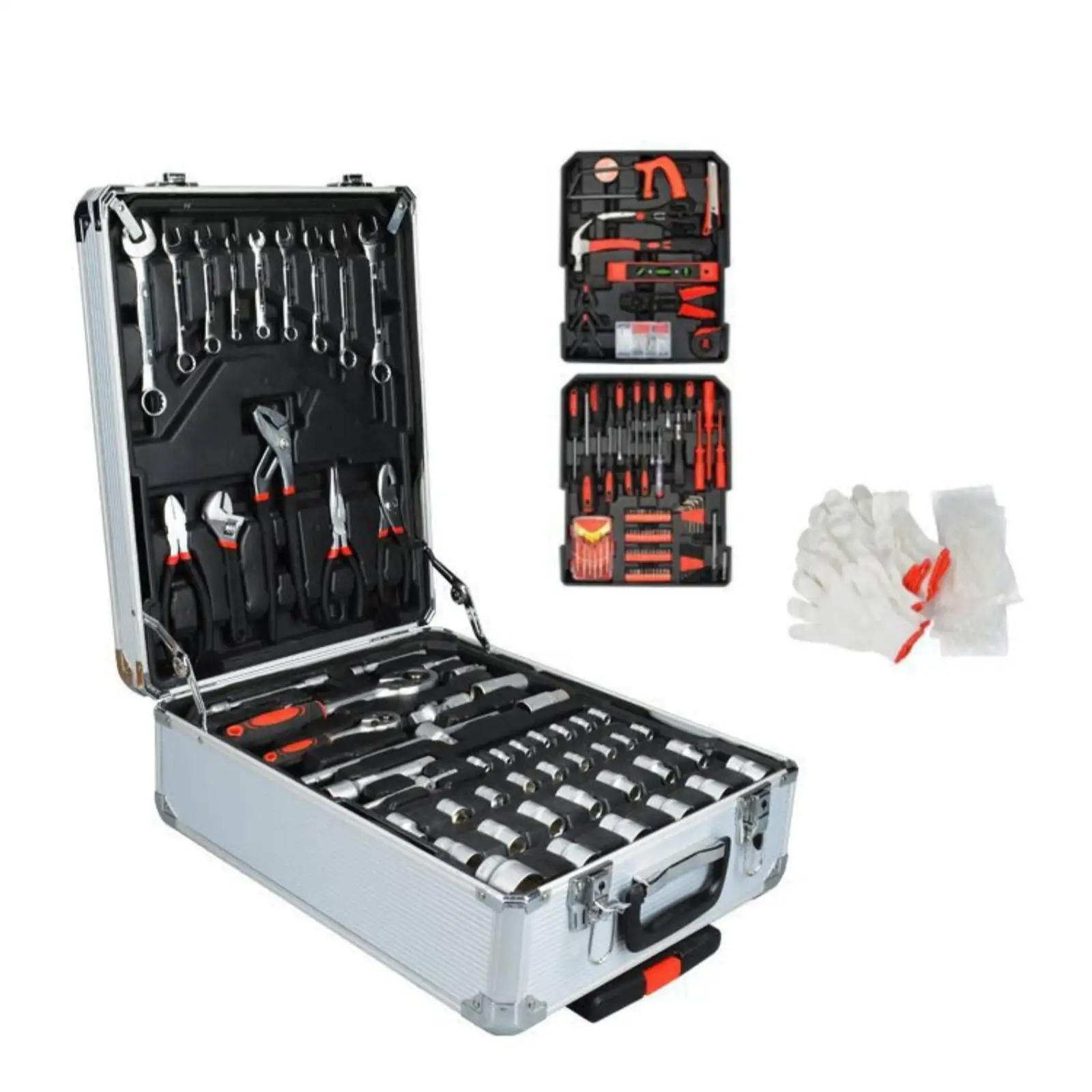 Rolling Tool Case Portable with Wheels Compact on Wheels for Handymen, Mechanics, Workshop, Garage, Home Repair