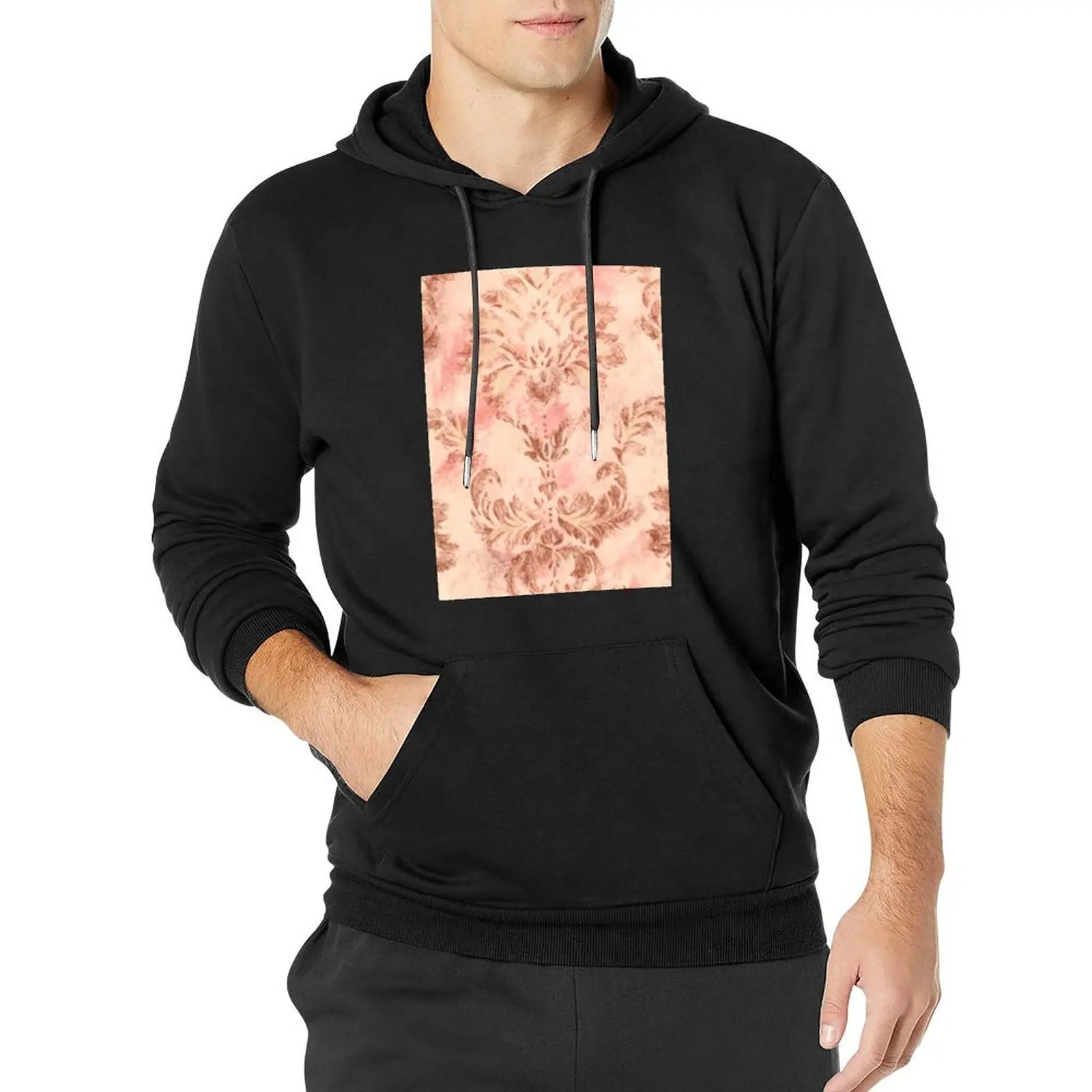 

Warm Damask Pullover Hoodie anime clothes designer hoodies