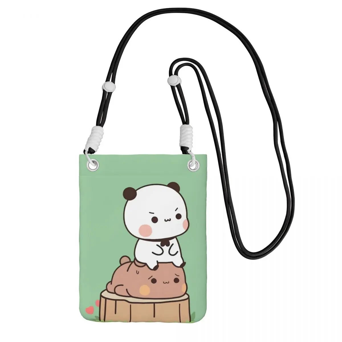 

Custom Bubu Dudu Carry A Mobile Phone Bag Diagonally Men Women Animation Shoulder Crossbody Bag Detachable Shoulder StrapTravel