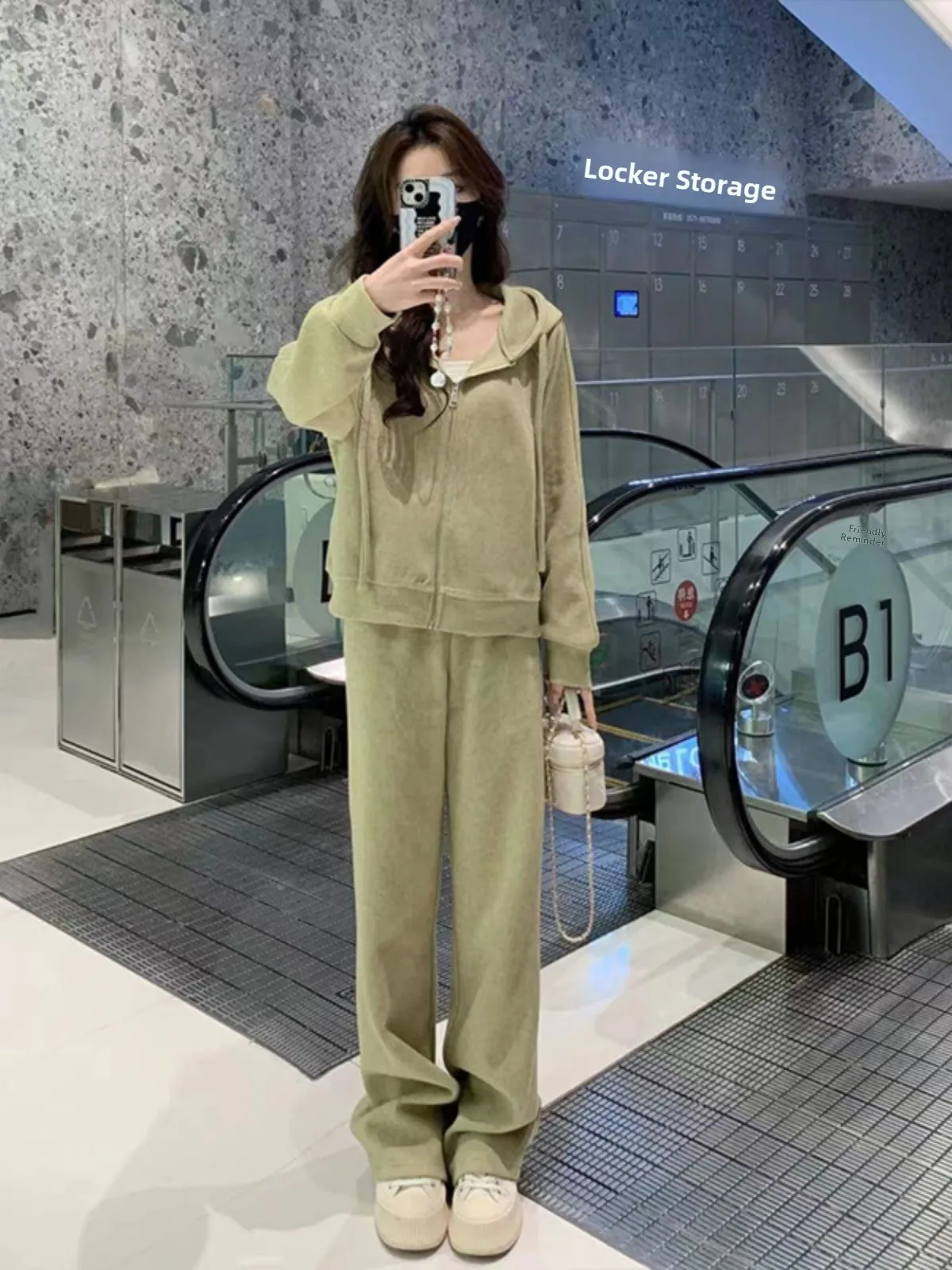 

Весна-Осень 2023, новый комплект женской спортивной одежды Sle, повседневный модный комплект из двух предметов, небольшой размер, модная застежка-молния