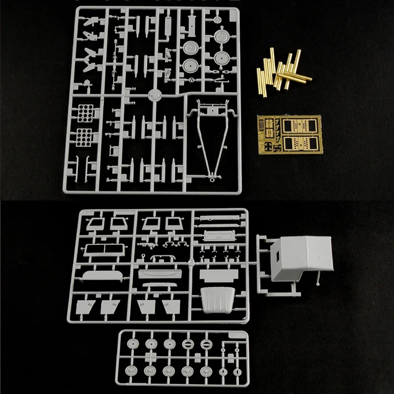1/35 Trumpeter ประกอบรุ่น 02320 PLA ประเภท 63 107mm Rocket Laucher & BJ212 รถทหารพลาสติกขนาดชุด