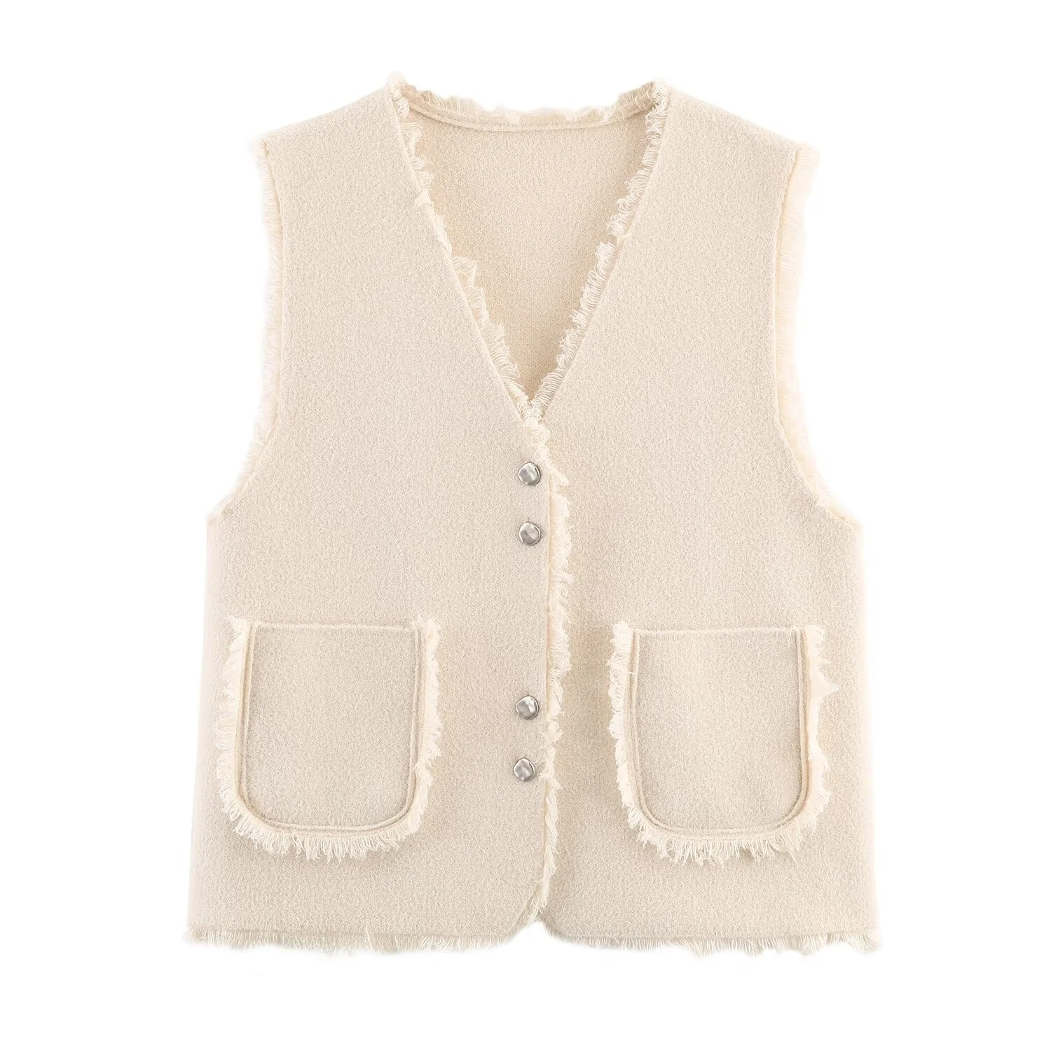 

Модный женский жилет Little Bla Dr Sle, универсальный, H245 WMDR, для повседневной носки, на одной пуговице, однотонный