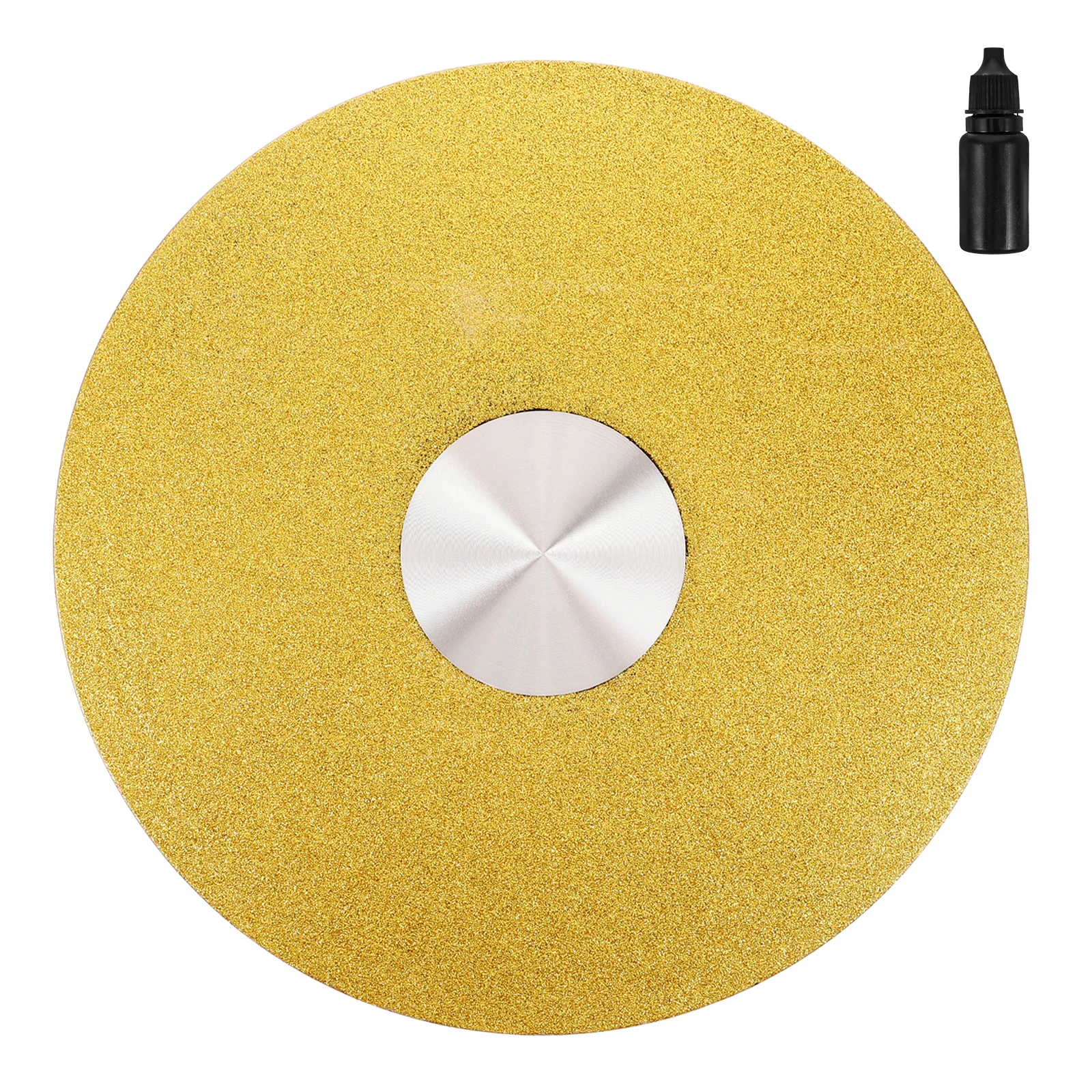 

Tempered Glass Turntable 34cm Round Tray Swivel Rotating Food Base for Dining Table Restaurant Storage Shelf Household
