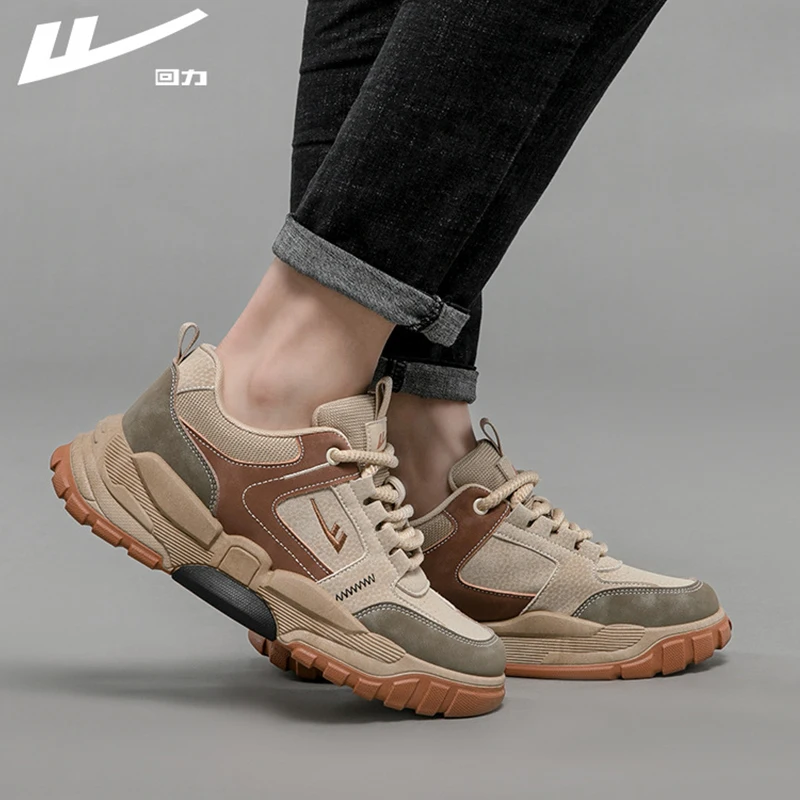 Warrior Retro Original Brand Men's sneakers 2025 Spring New Fashion Board Shoes non-slip wear-resisting climb Work Boots