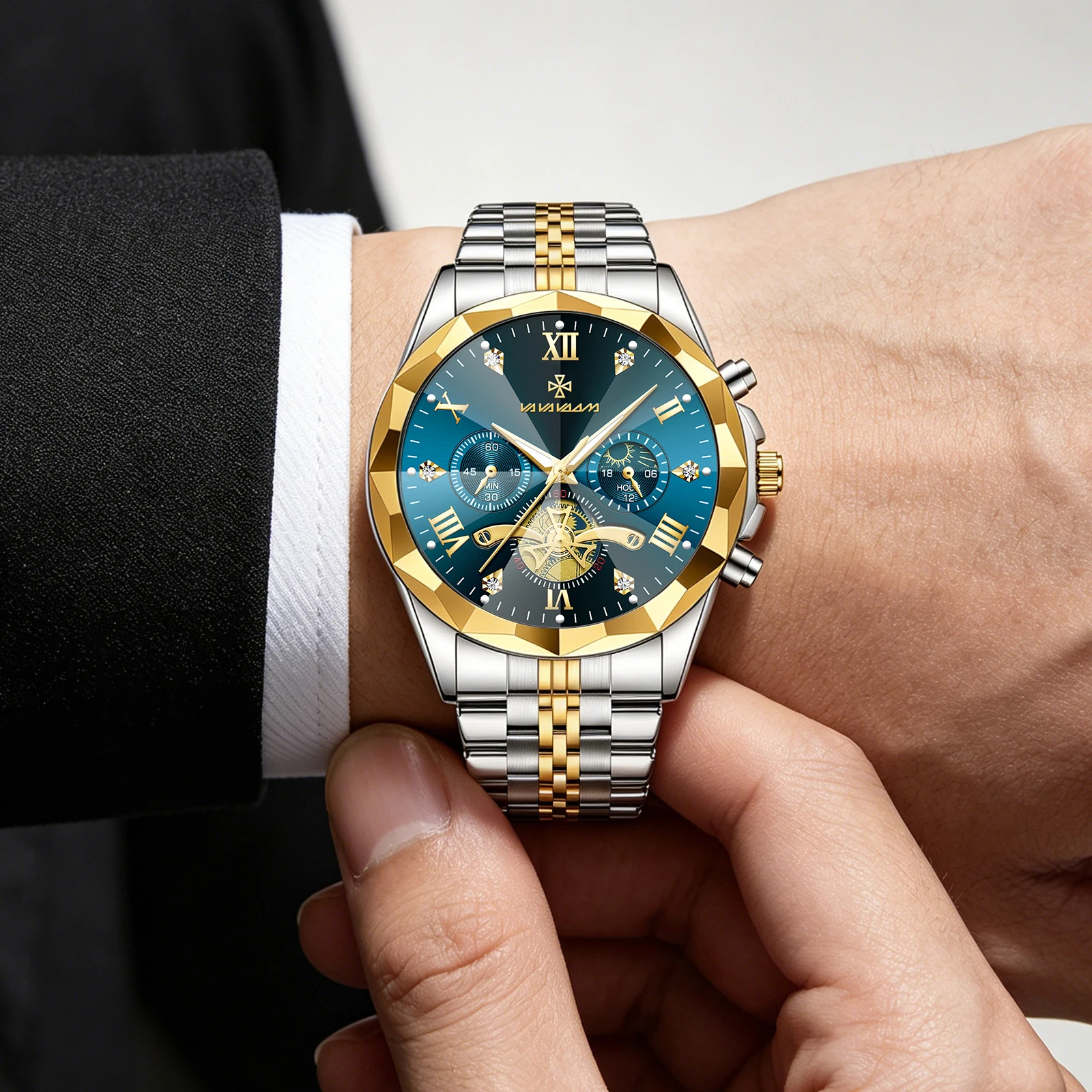 Men's VA VA VOOM Multifunctional Quartz Watch