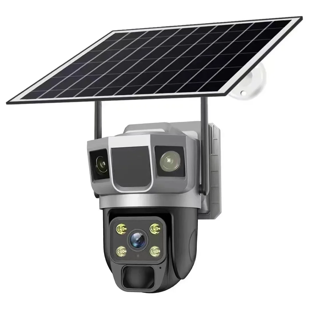 4G AOV solar camera v380 always on line solar camera new v380 camera