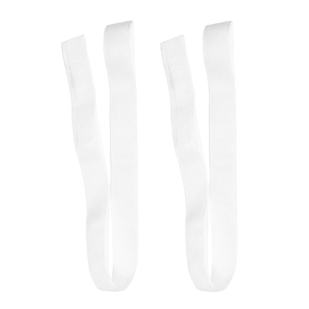 

2Pcs Volleyball Strap White Wear-Resistant Lightweight Indoor Outdoor Sports Court Accessory Tennis Nets Center Strap