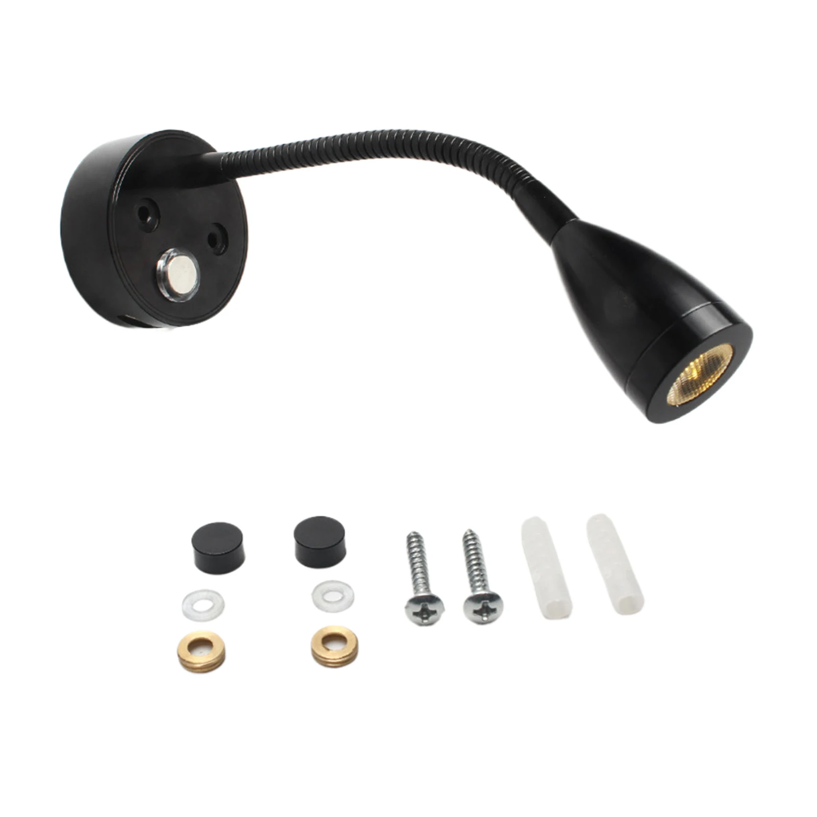 

Motorhome Wall Light Adjustable Eco-friendly Compact Enhances Color Low Heat Emission Reading Light sandstone