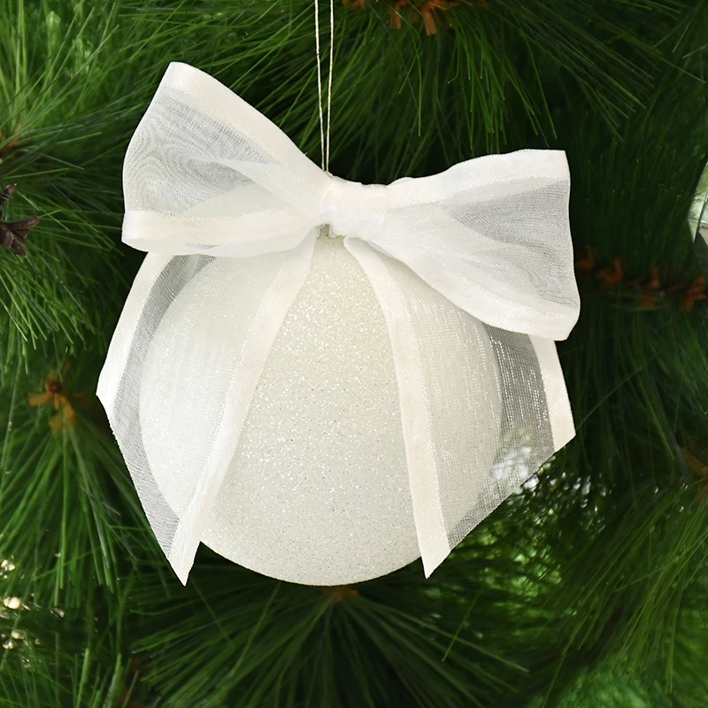 5/10/20pcs White Pre-Tied Organza Bows With Twist Ties Satin Ribbon Bows For Wedding Party Birthday Gift Candy Wrapping