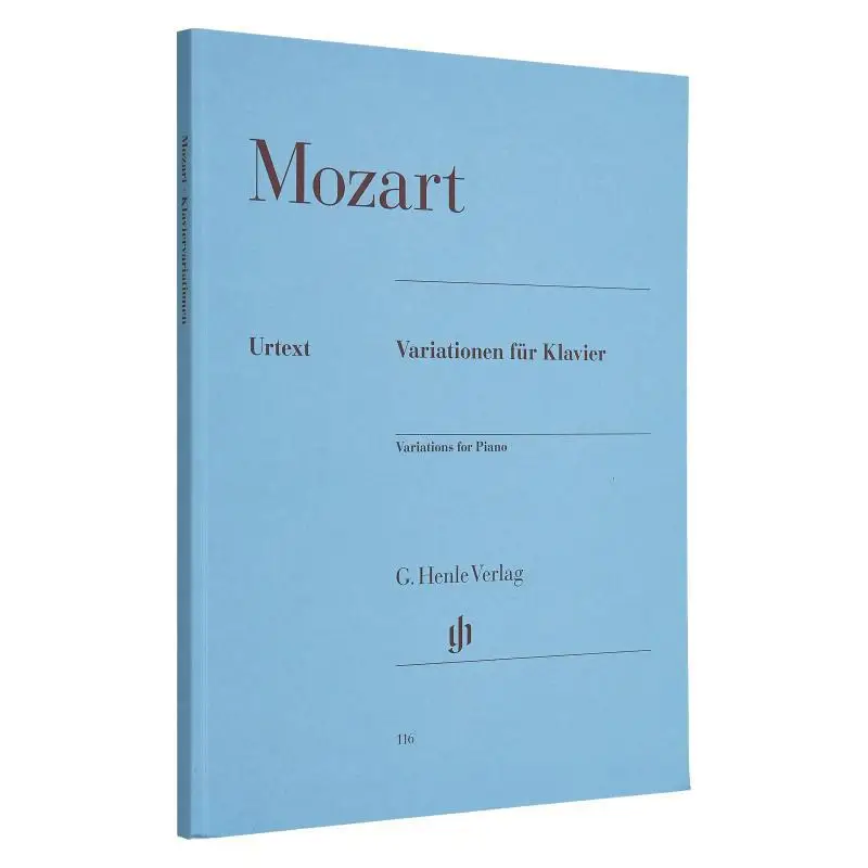 

HN116 Mozart Variations F Piano Pb Zimmermann Ewald G Henle Verlag 9790201801162 Book