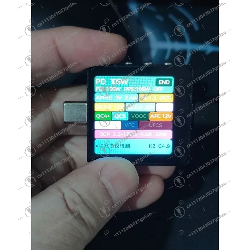 New large screen K2 tester, aluminum alloy shell, USB voltmeter and ammeter