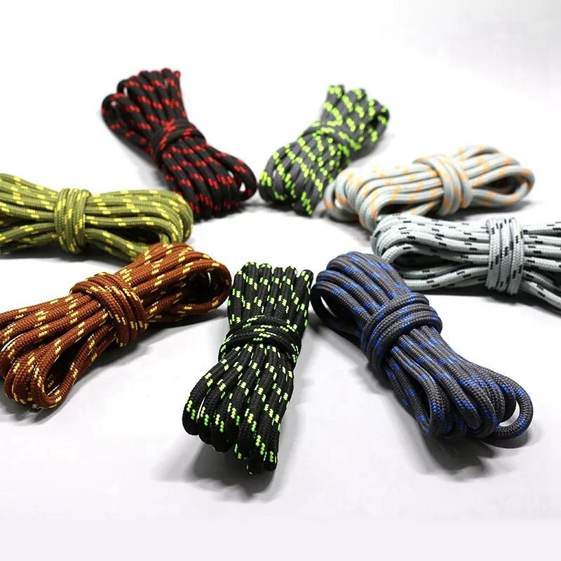 1 pair Round Shoelaces Shoelace Baskets Women Men Sneakers Shoe Laces 19 Colors Shoes Accessories Outdoor Hiking Sports Shoelace