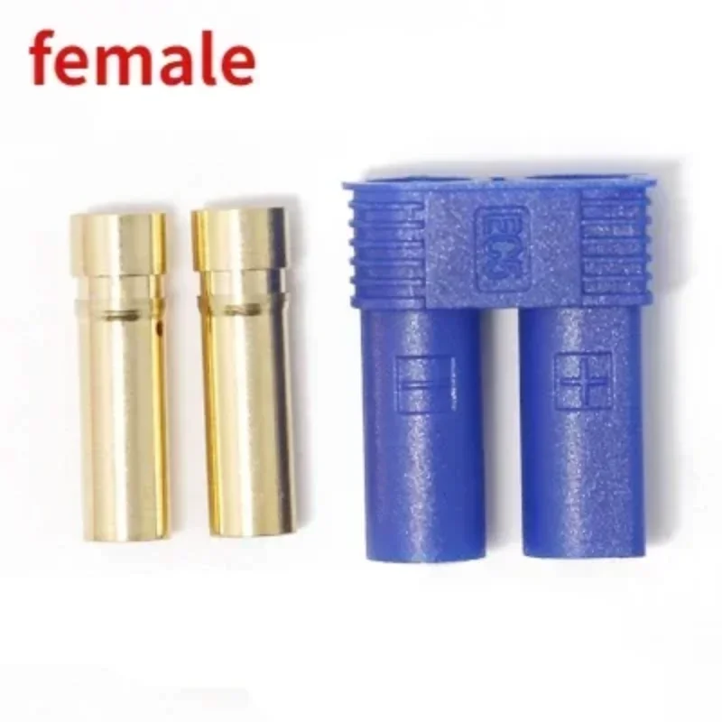 EC5 Connector Kit Male and Female Bullet  Gold Plated Banana Plug for RC Connector  Parts Ec5 Male Female