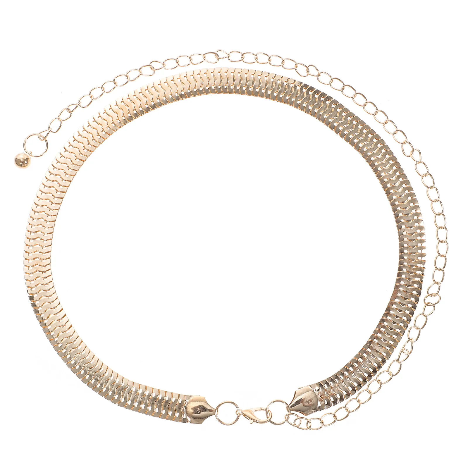 

2 шт. регулируемых металлических поясов для талии, декоративные стильные пояса для платьев, длинные 115 см, модные женские ремни для одежды, элегантные повседневные пояса