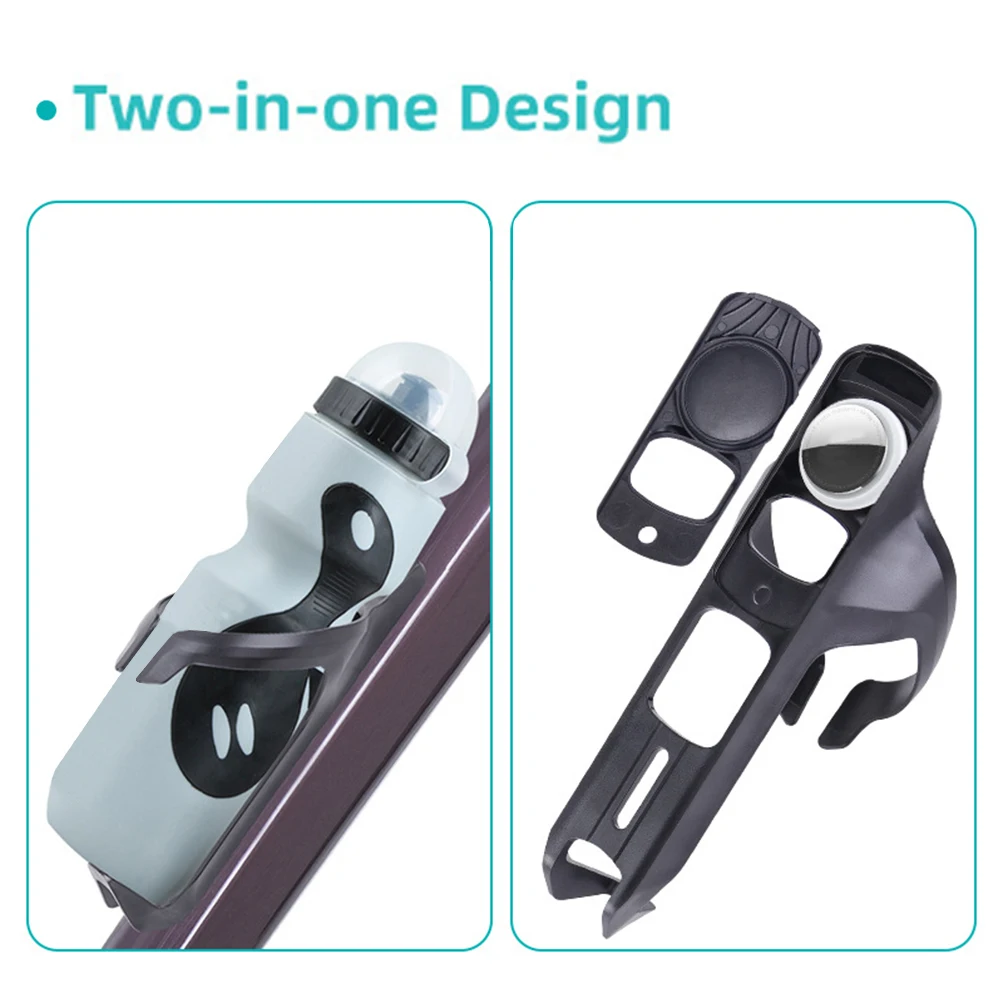 

Bike Bottle GPS Tracker Cage Anti-Theft Bike Water Cup Holder Scratch-Proof Bicycle Water Bottle Cage for Apple AirTag
