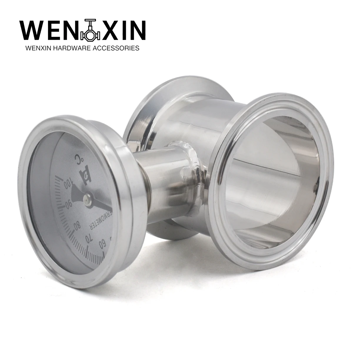 SS304 Distillation Reflux Column Module 1.5'' 2'' Tri-Clamp 50.5 64mm 1/2'' 1/4'' Female Thread Rectifying Tower