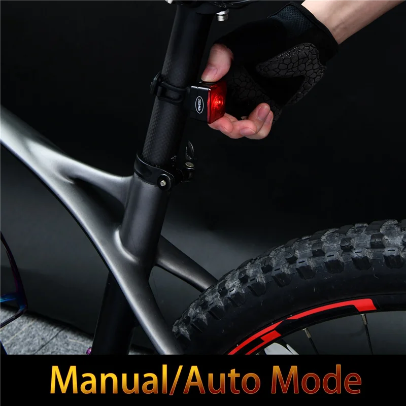 

TWOOC Велосипедный умный тормозной задний фонарь Высокая яркость на большие расстояния АВТО Dormancy Перезаряжаемый