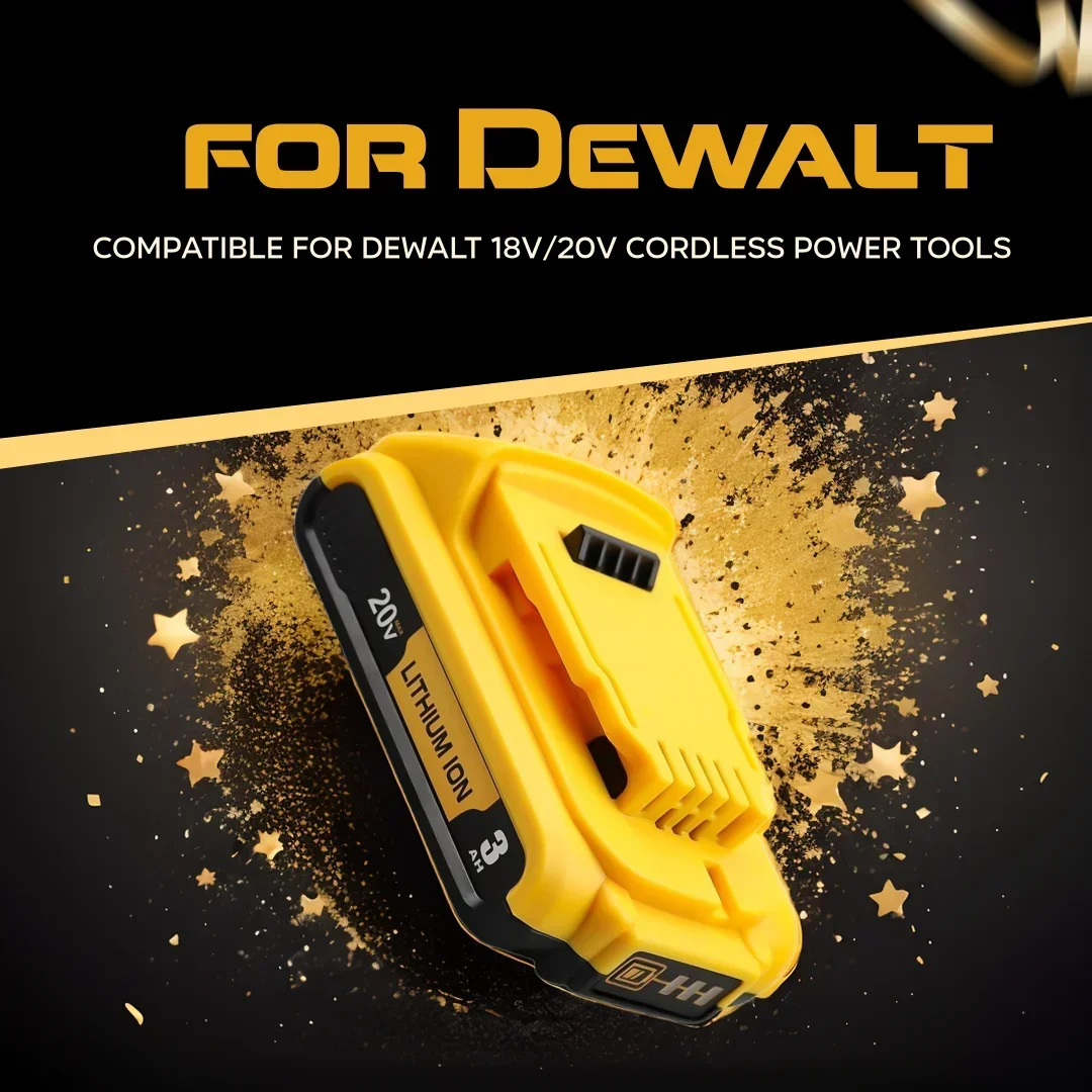 

1-3 PACK for DeWalt 20V DCB184 Battery 18V 3Ah Li-Ion Battery DCB182 DCB205 DCB200 for dewalt dcd794 20 VOLT batteries