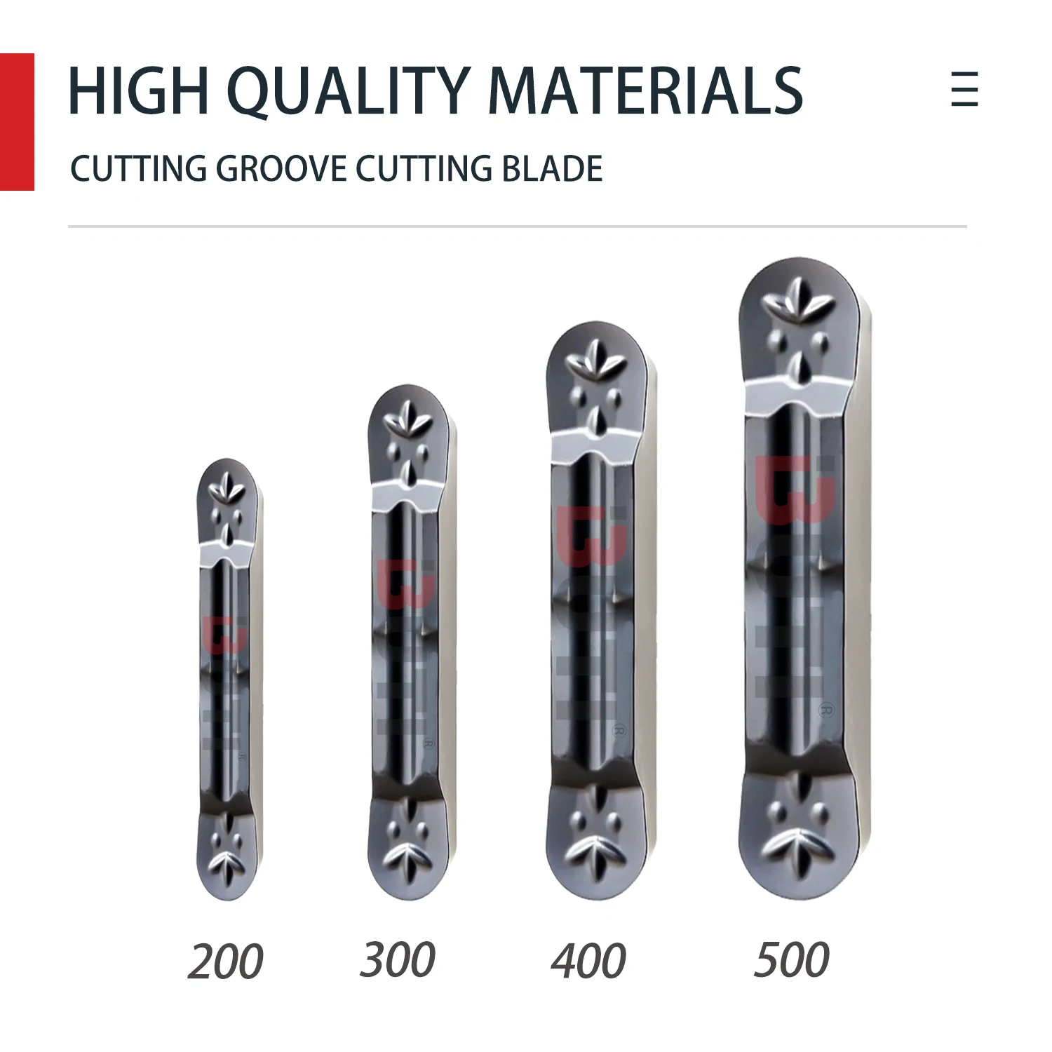 MRMN200/300/400/500-M LDA DESKAR 100% Original Arc Groove Lathe Cutting Inserts Universal Material Round Head Cutting Tool Blade