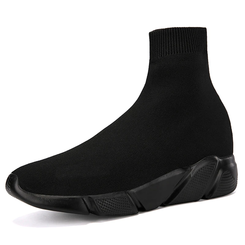 Fashion Casual Running Shoes Men Women Sock Shoes Lightweight Slip-on Men's Sports Shoes Platform High Top Sneakers Big Size 47