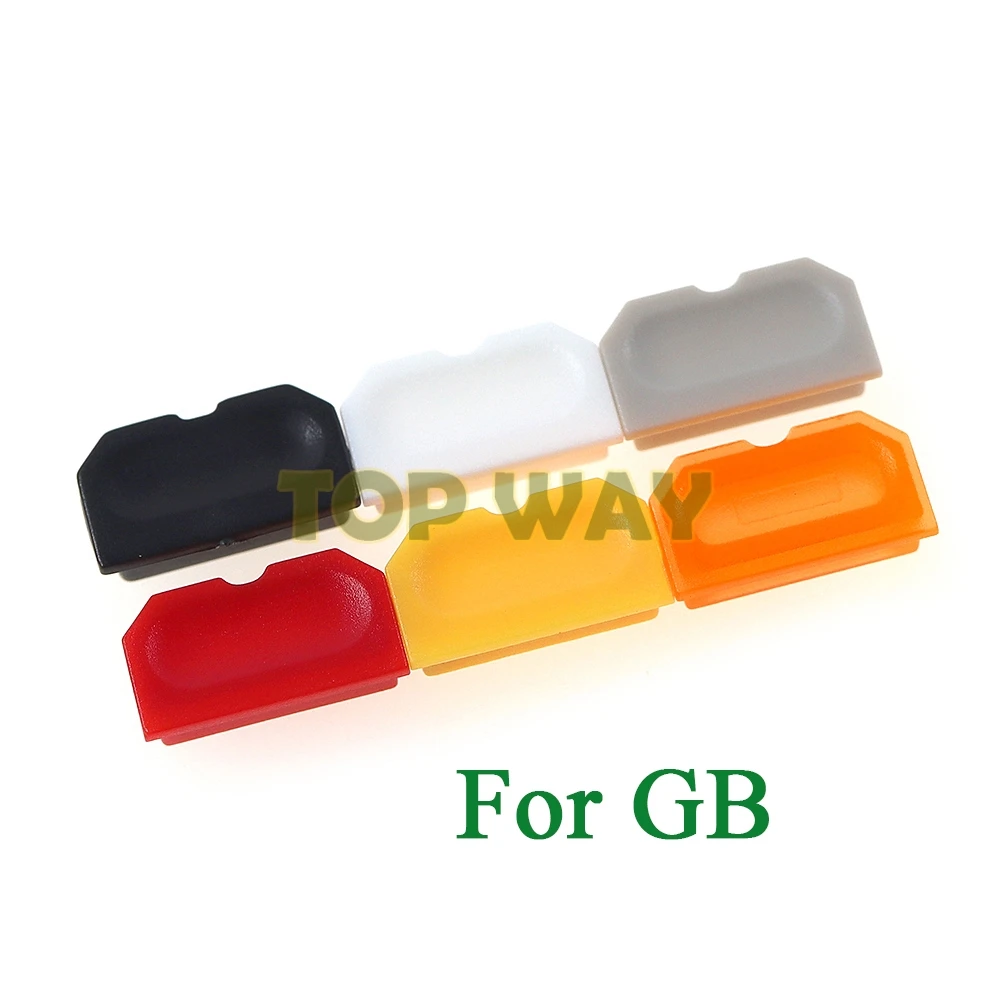 2 uds cubierta antipolvo Multicolor para Game Boy GB DMG 001 carcasa de consola de juegos tapón antipolvo botón de plástico