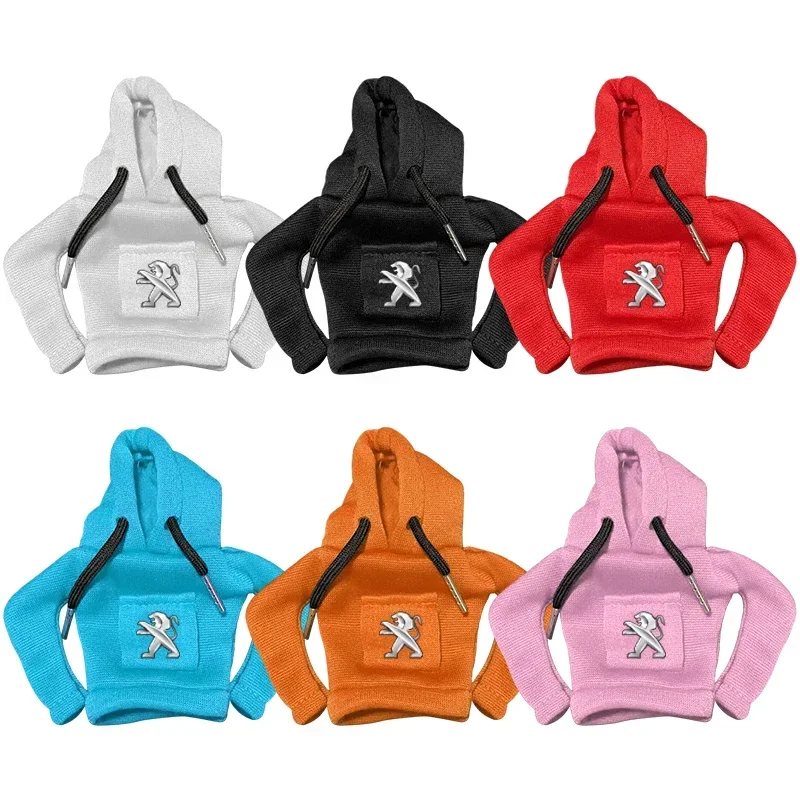 Hoodie Car Gear Car Shift Lever Cover Car Gear Shift Knob Styling For Peugeot 207 607 106 301 5008 407 3008 307 308 206 508 208