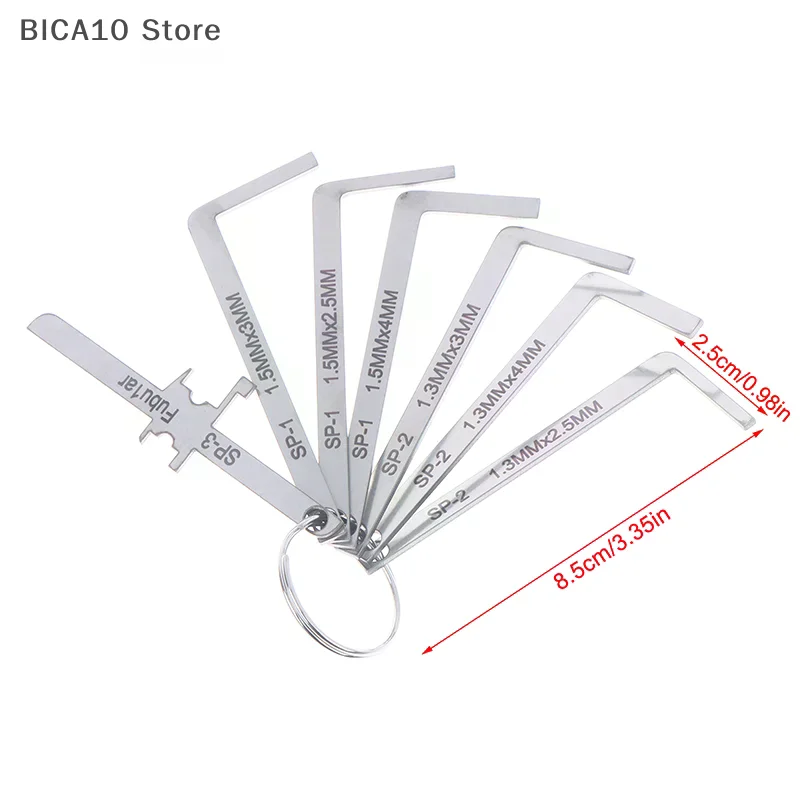 High Quality Practical 7 In 1 Tension Tool Full Set Lock Tool Replacement Turning Tool Double Head Tension Wrench Tool