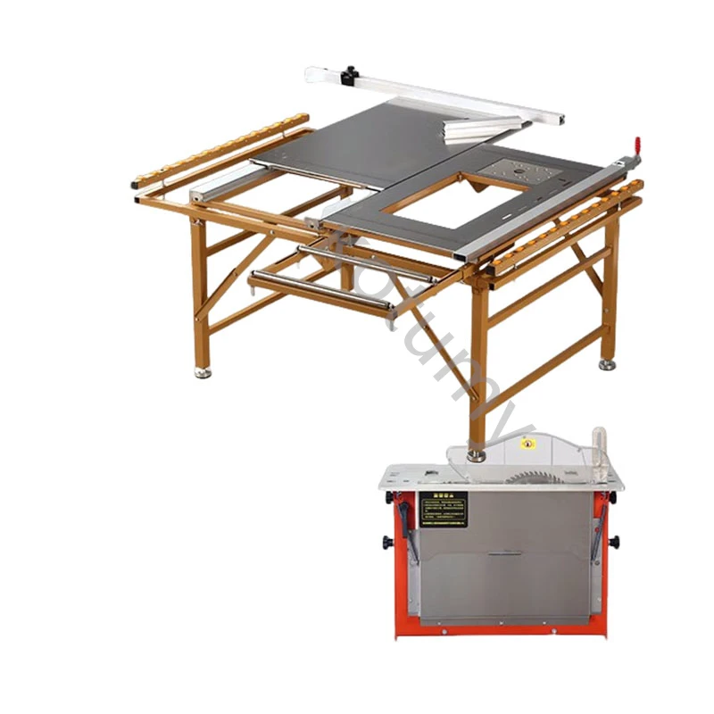 Woodworking Saw Table Folding Workbench Multi-function Precision Saw Dust-free saw Portable Woodworking Tool