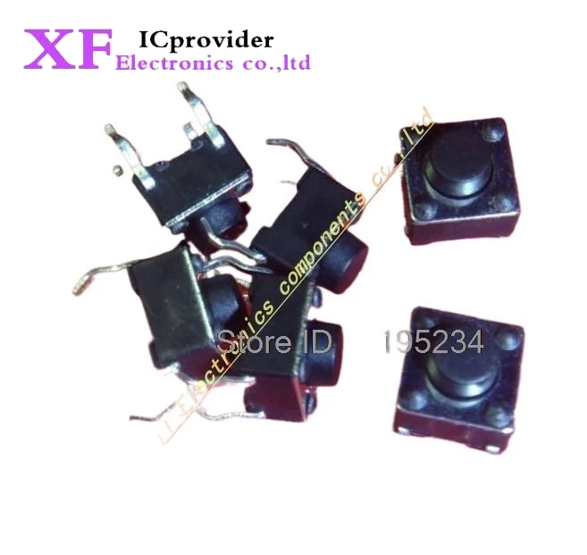 1000pcs 6*6*5mm Touch Switch DIP4 ON/OFF Touch Button Micro Switch 6*6*5 DIP 4pin 6x6x5 High quality