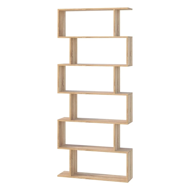 Stock Straight Solid Wood Thickened H-type Bookshelf Large Independent Item Display Storage Rack